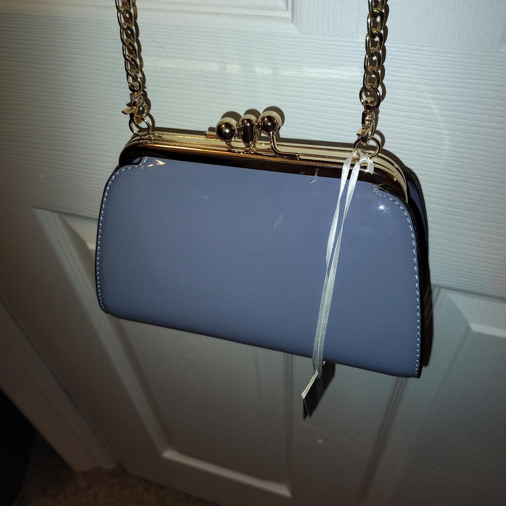 Elegant Blue Handbag